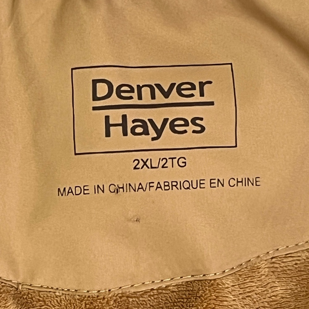 Denver Hayes Down Filled Woman’s Tan Long Winter Parka with Faux Fur Hood - Picture 7 of 15